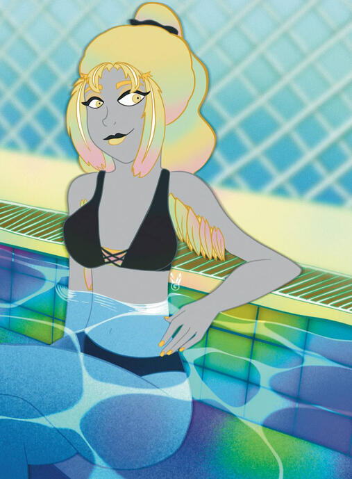 Melody’s day at the pool